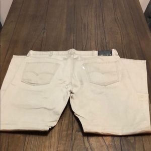 Mens Levi 559 W38 L32 Khaki